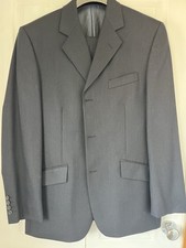 Ciro Citterio Navy Blue Pinstripe Suit