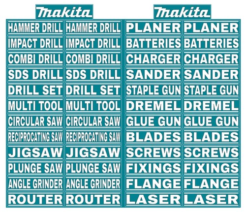 Makita style stickers for - stickers,