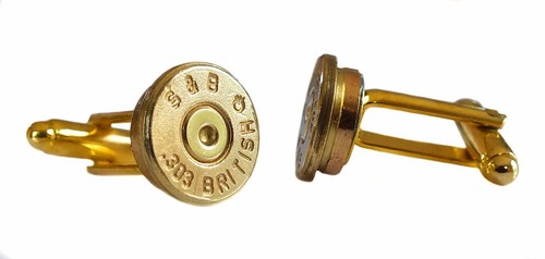 Genuine bullet cufflinks - bullet,