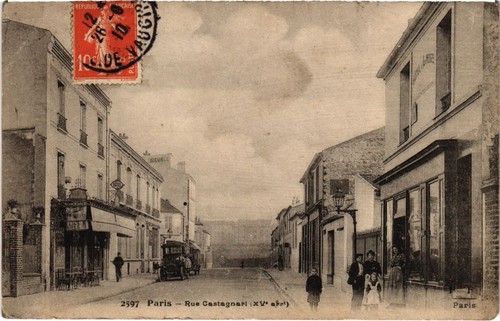 Cpa paris 15e - cpa, rue