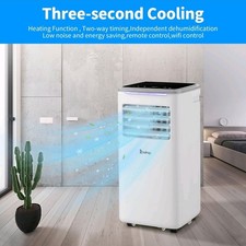 3 In 1 Portable Air Conditioner 8000BTU Mobile AC Unit, Fan,Dehumidifier