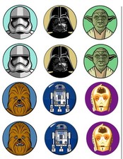 12 Star Wars Cupcake Topper