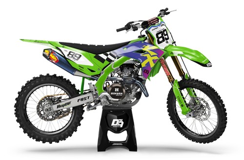 Kawasaki motocross graphics - kawasaki,