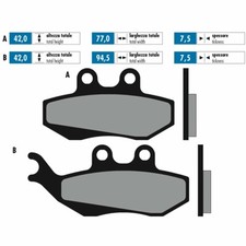 Polini sintered brake pads