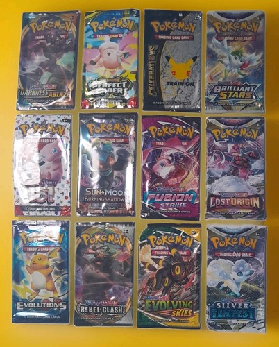 Empty booster packs pokemon - empty,