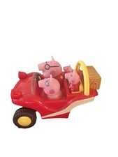 Peppa Pig – Peppa’s Family Car with Mummy Pig, Daddy Pig, Peppa George Figures  