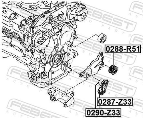 Fits febest 0290 z33 belt - fits, 0290-z33