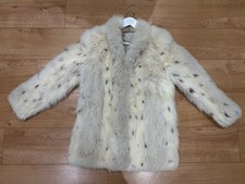 Glyn & Leinhardt Lynx-Dyed Real Fox Fur Vintage Coat – Size S