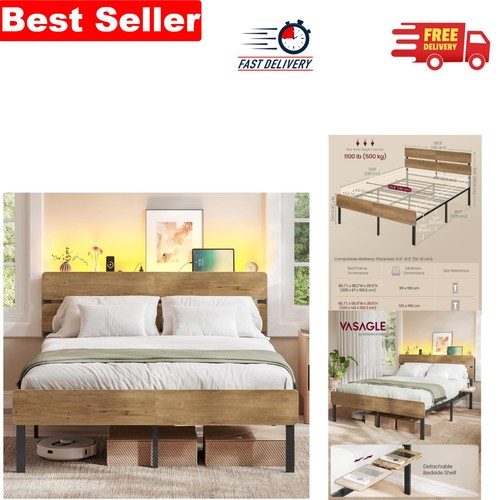 Double metal bed - metal,