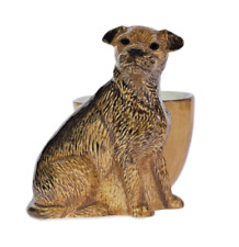 Quail Ceramics Egg Cup With Border Terrier