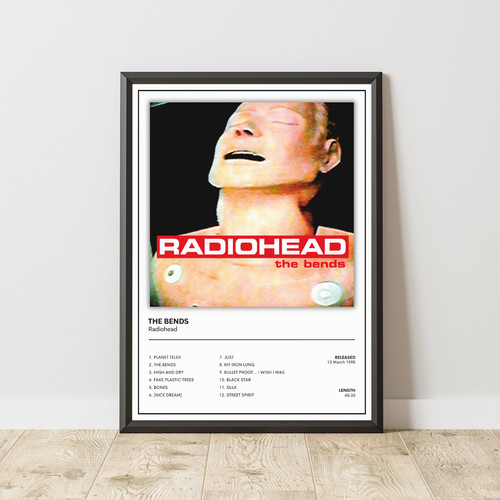 Radiohead album cover poster - album,