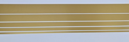 Thin brass strips - brass, 1