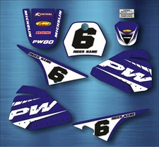 YAMAHA PW 80 BLUE GRAPHICS
