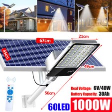 1628leds/1000W Solar LED Street Light Waterproof Outdoor Flood Garden Lamp
