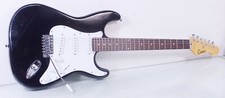 ENCORE STRAT Stratocaster Black Electric Guitar (P)