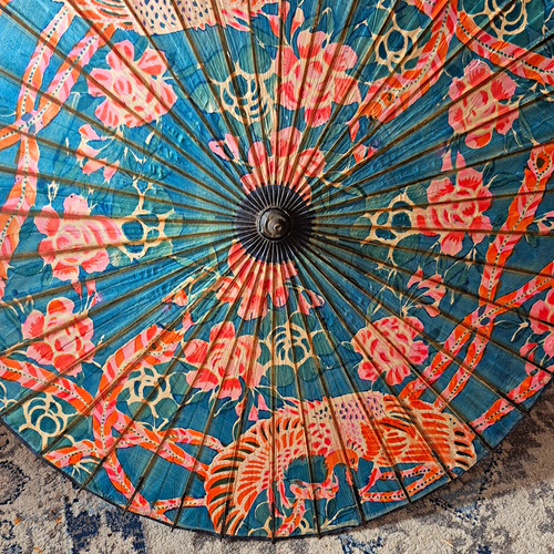 Vintage oriental paper - oriental,