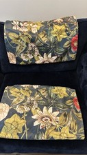 Furniture Village Cushion Covers X 2 Brand New 17” By 24” Velvet Best Quality