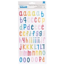 3 Pack - Shimelle Box Of Crayons Thickers Stickers 5.5"X11" 135/Pkg-Alphabet/Mul