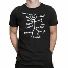 Funny Stick Figure Ow TShirt
