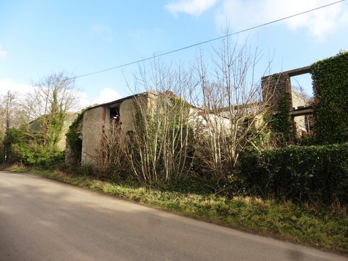 Photo 6x4 derelict buildings - photo,