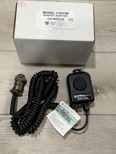 David clark headset - clark, adapter