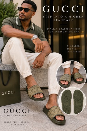 Gucci men green - gucci, logo