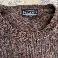 Lands End 100% Shetland Wool
