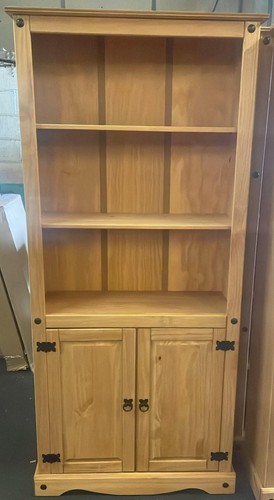 Corona door pine bookcase - pine,