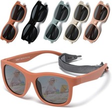 Baby Sunglasses 6 Months - 2.5 Years, Toddler Sunglasses for Kids Infant Boys