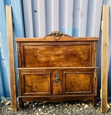 BEAUTIFUL 20th CENTURY FRENCH LARGE DOUBLE BED FRAME