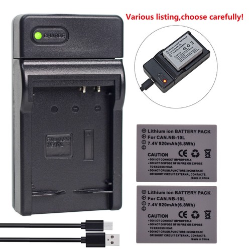 10l battery charger - nb-10l,