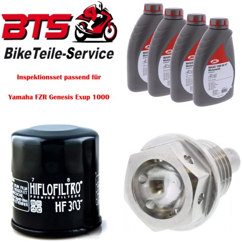 Set oil filter - drain, plug