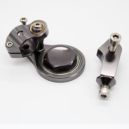 Cnc steering damper bracket - steering,