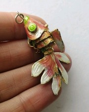 Cloisonne Enamel Fish Pendant