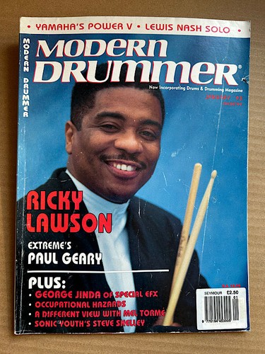 Ricky lawson modern drummer - ricky,