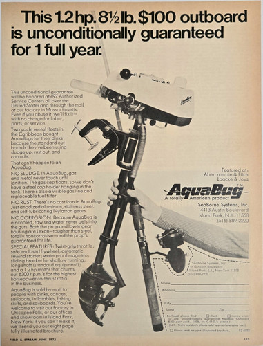 1972 aquabug outboard - aquabug,