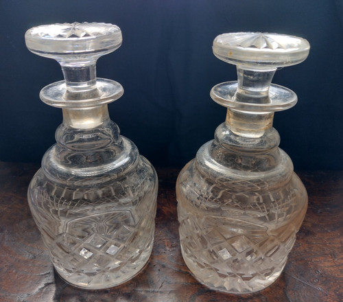Vintage pair crystal - vintage,