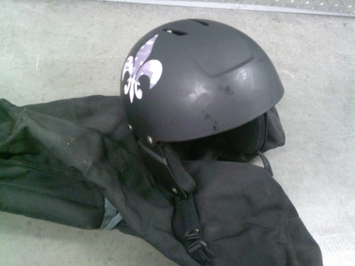 Skydiving helmet black color - helmet,