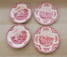 4 x Vintage Johnson Brothers ‘Old Britain Castles' - 2 Saucers & 2 Side Plates