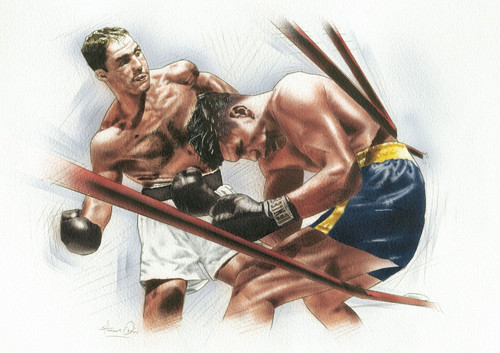 Rocky marciano art work new - art,