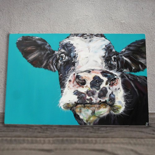 Spotty cow ceramic tile - spotty,
