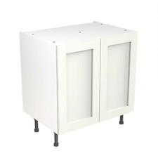 Shaker Matt White Kitchen Base Units Soft Close All Sizes Flat Pack Kitchen Kit