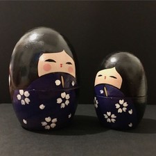 Wooden Nesting Dolls Geisha