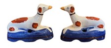 A pair of vintage ceramic