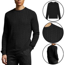 Fashionego Mens Cable Knit