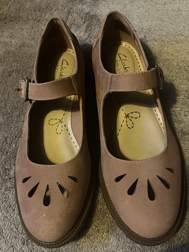 Clarks somerset pink - clarks, pink/taupe