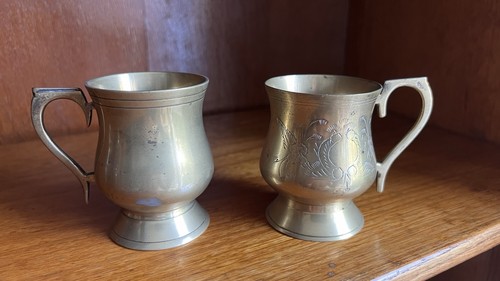 Matching pair vintage brass - of,