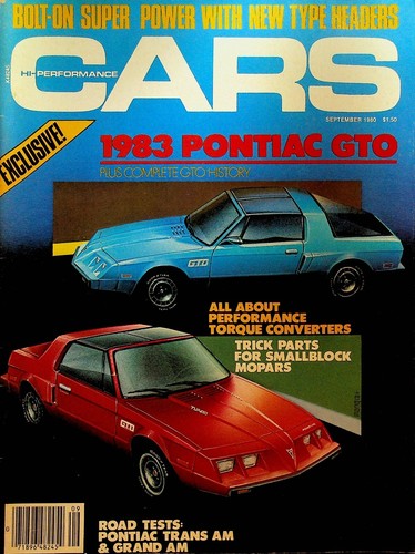 Performance cars september - cars,