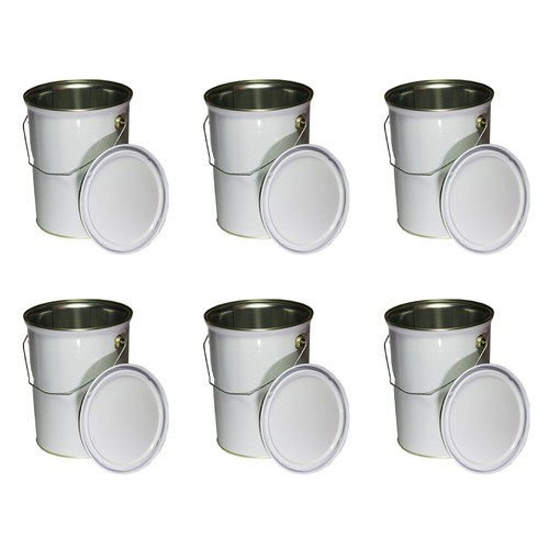 Empty litre metal paint - empty,