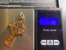 large 9 carat gold cross